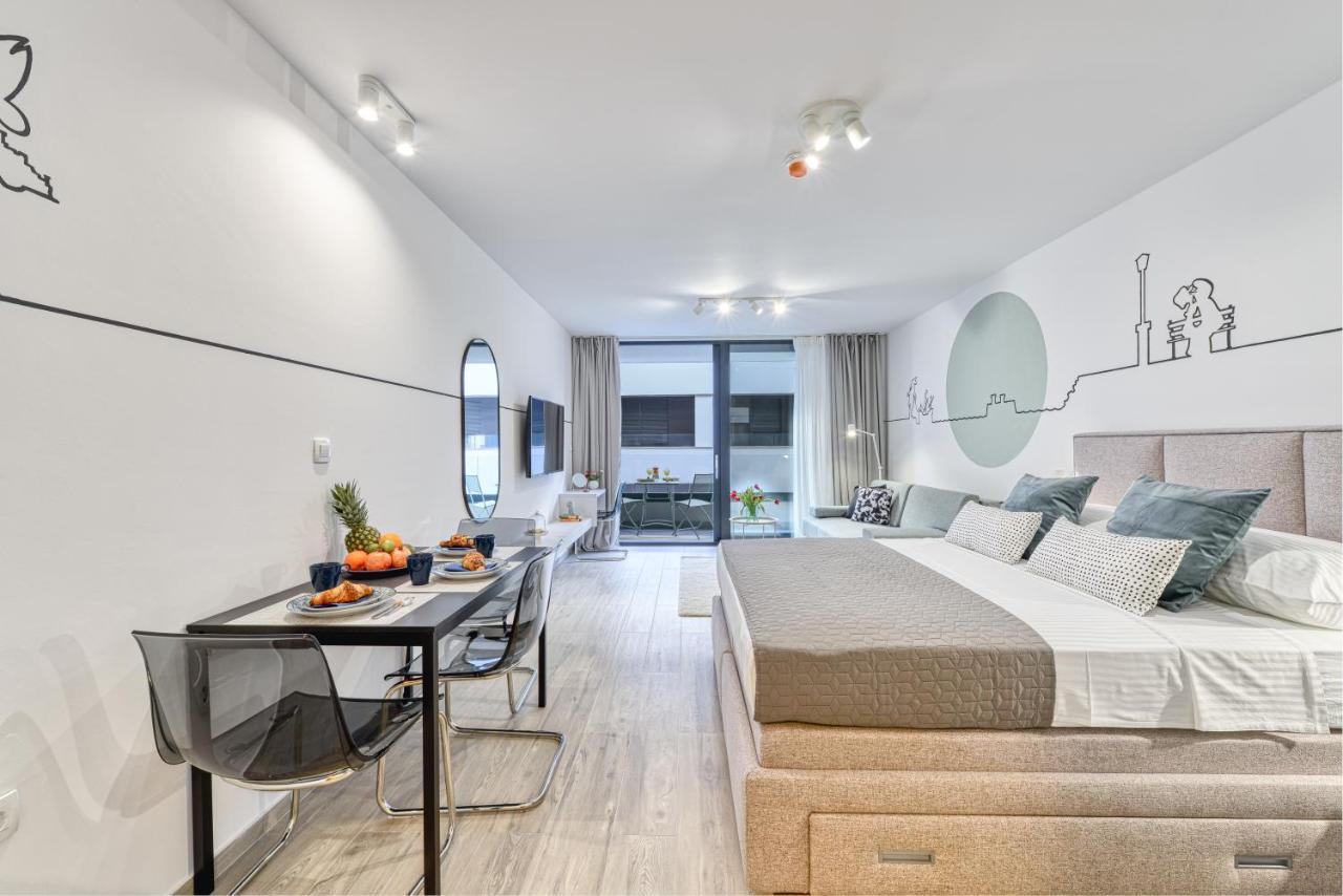 Hica Apartments La Linea Studio Apt With Balcony ดูบรอฟนิก ภายนอก รูปภาพ