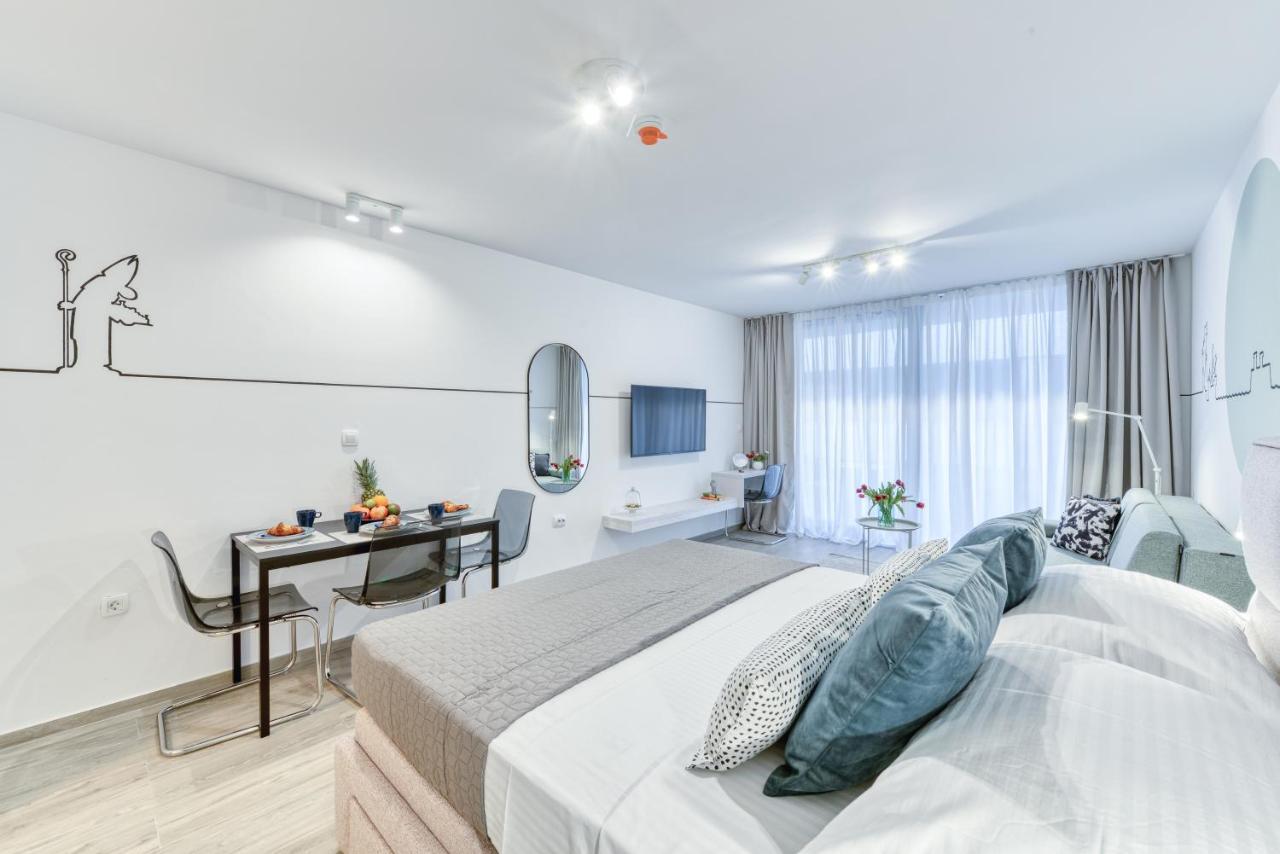Hica Apartments La Linea Studio Apt With Balcony ดูบรอฟนิก ภายนอก รูปภาพ