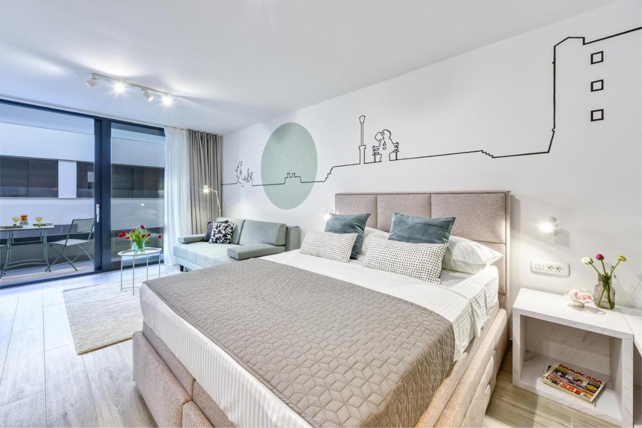 Hica Apartments La Linea Studio Apt With Balcony ดูบรอฟนิก ภายนอก รูปภาพ